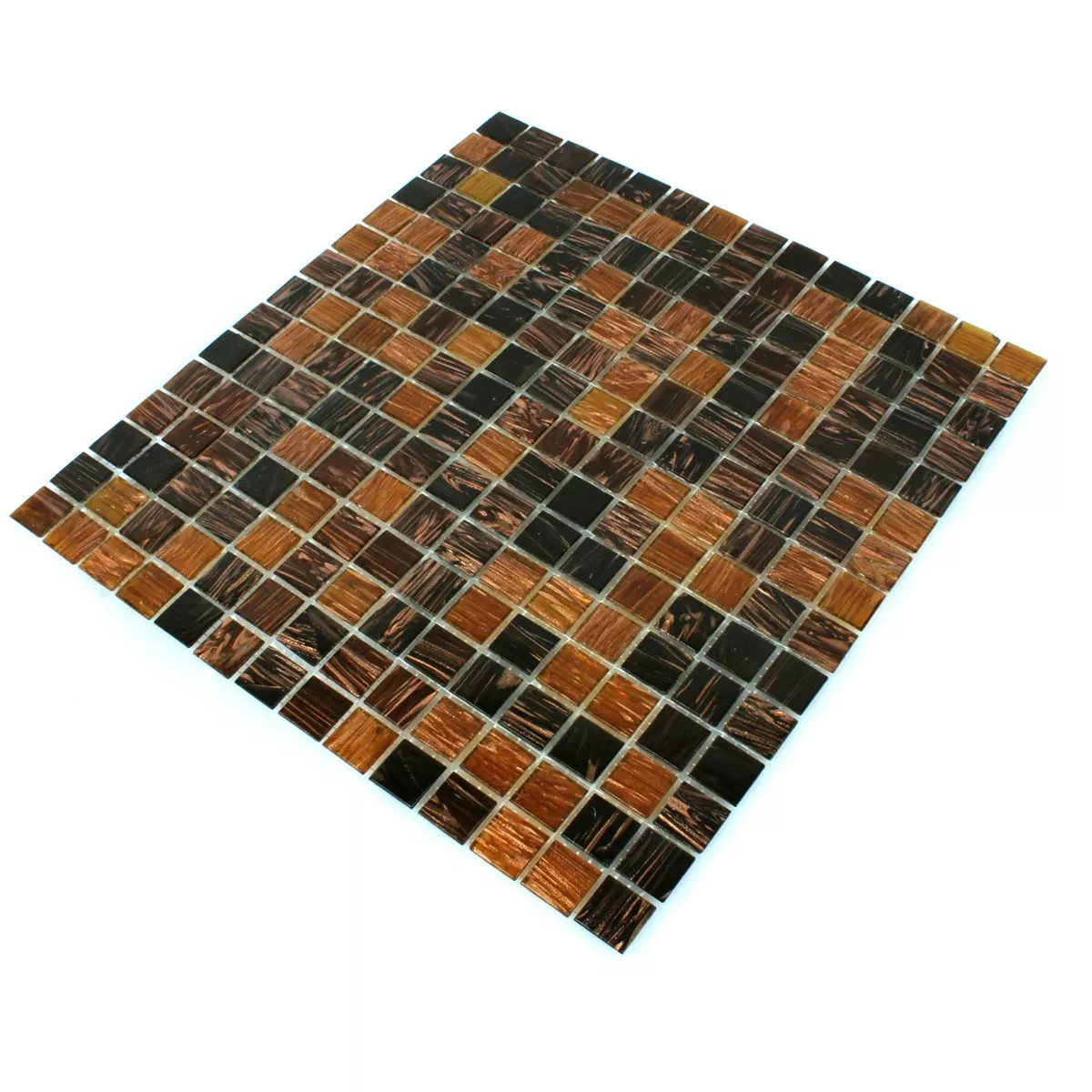 Glass Mosaikk Fliser Goldstar Brun Mix