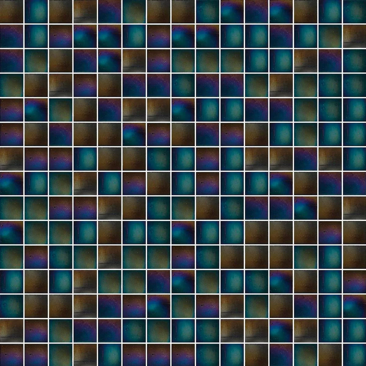 Glass Mosaikk Fliser Trend-Vi 798 Shining 20x20 mm