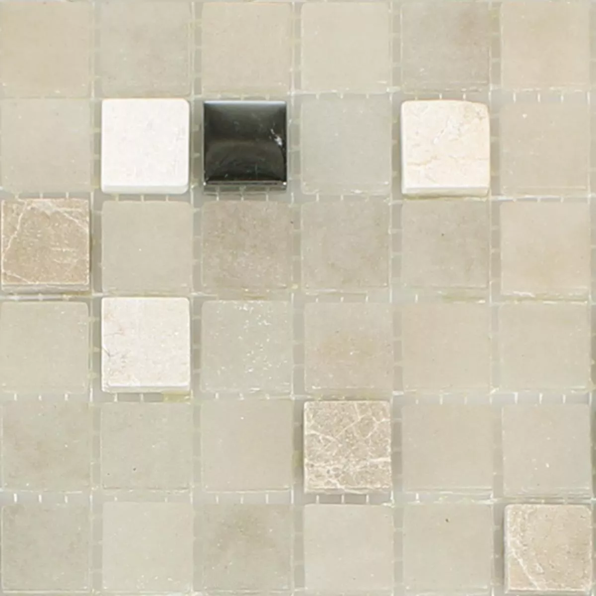 Mønster fra Mosaikkfliser Glass Naturstein Mix Freyland Beige