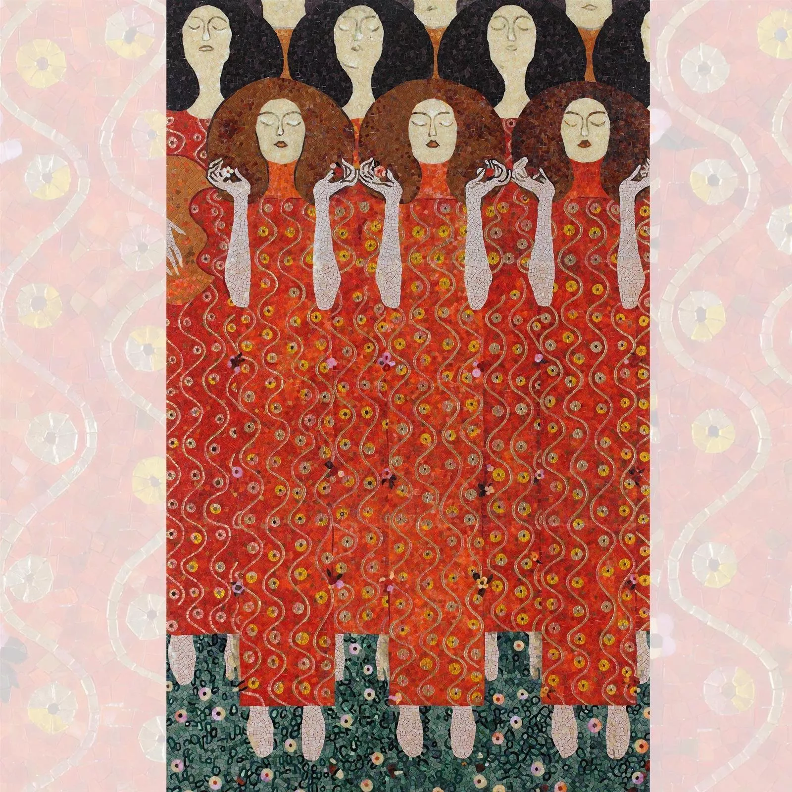 Glass Mosaikk Bilde Singers 140x240cm