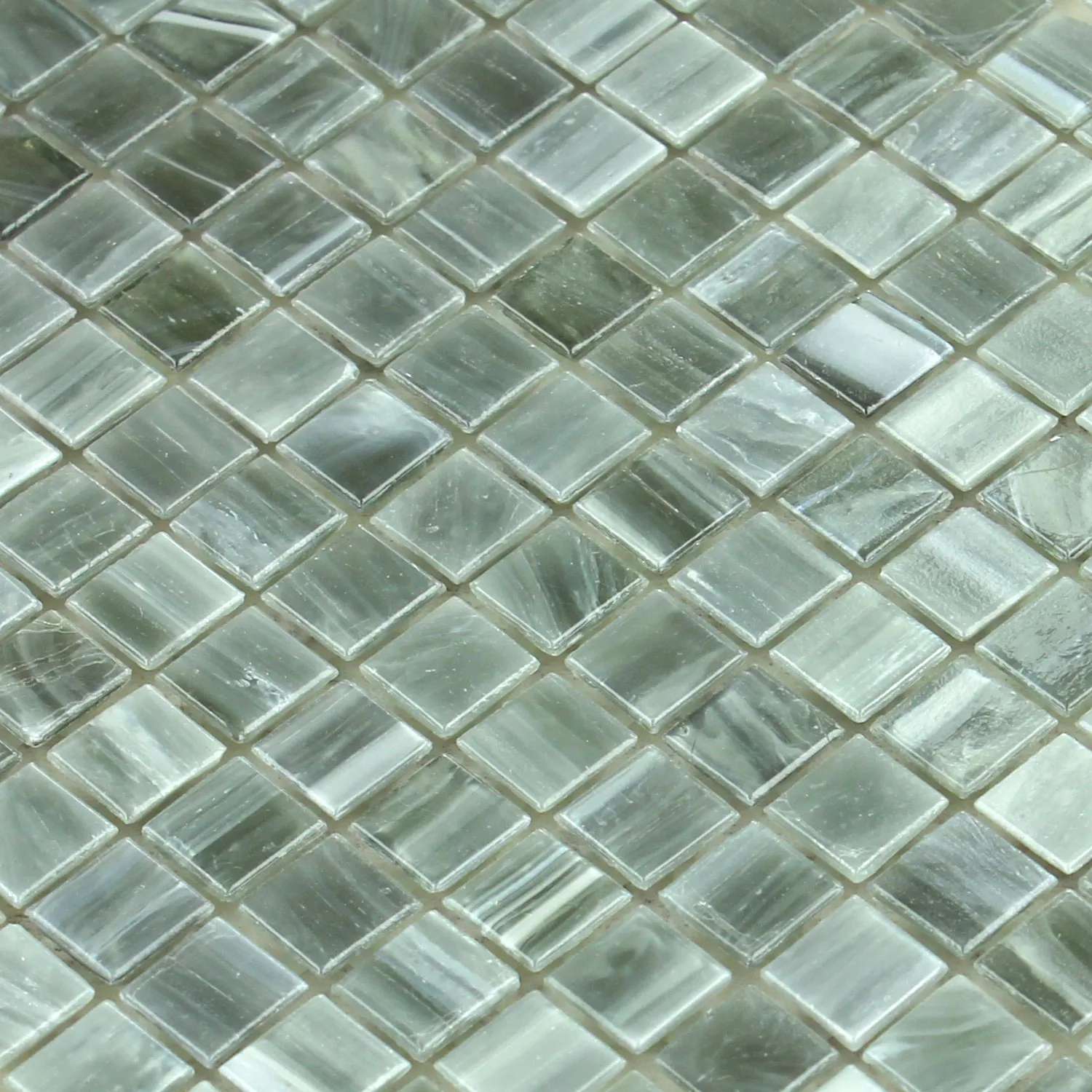 Glass Mosaikk Trend-Vi Resirkulering Brillante 216 10x10x4mm