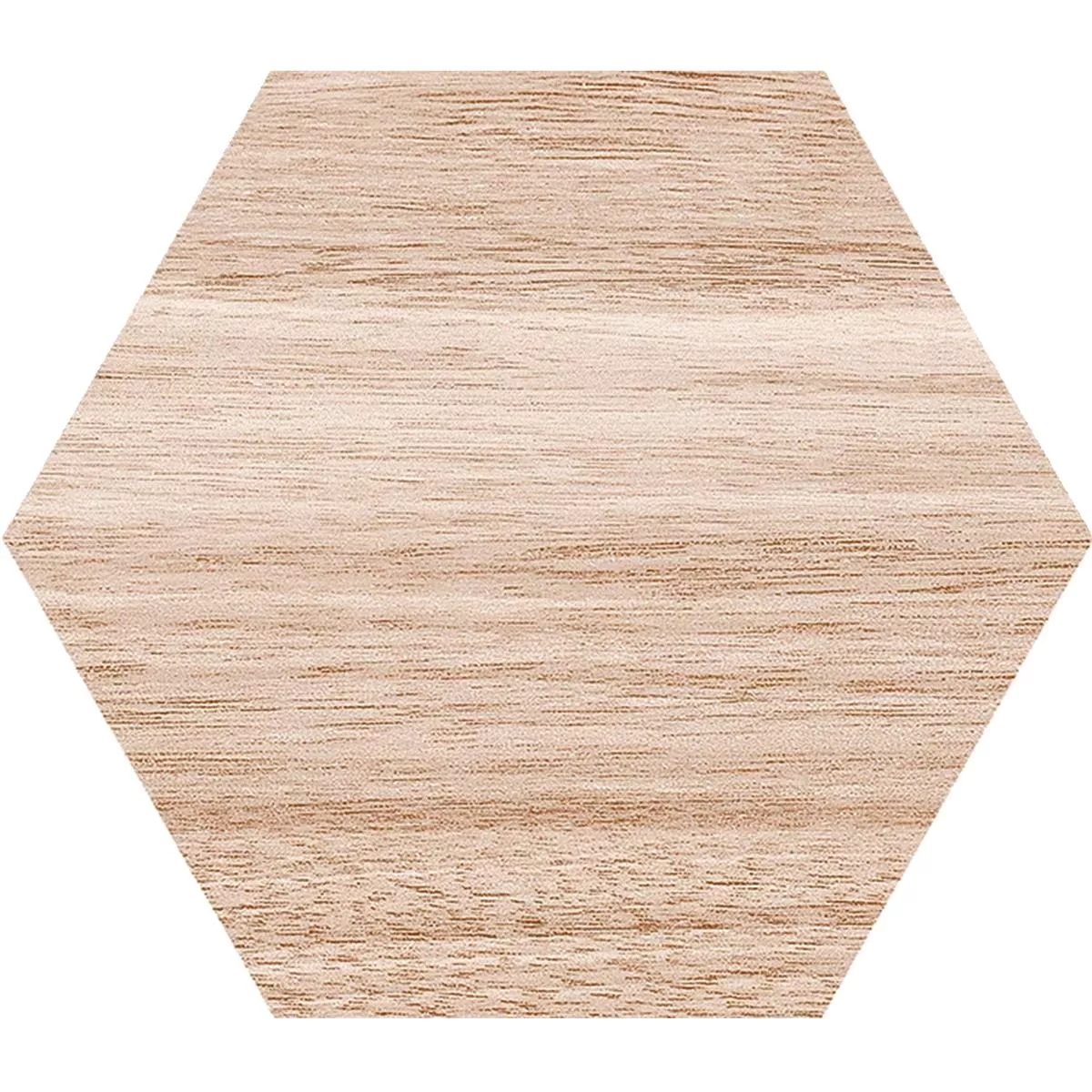 Porselens Steintøy Fliser Hexwood Sekskant Beige 22,5 x 25,9cm