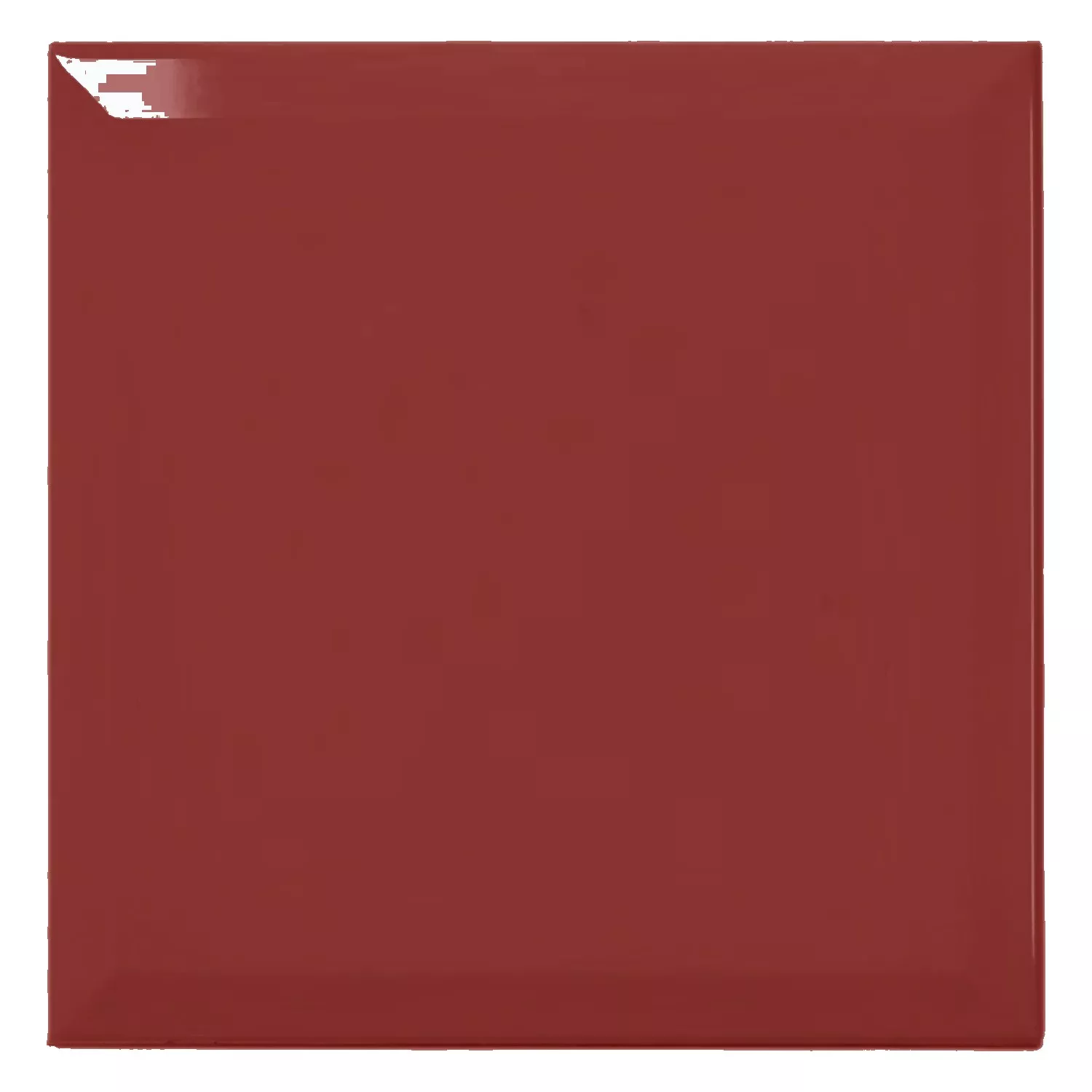 Metro flis Rød Glitrende 20x20 cm Fasett Freetown Burdeos