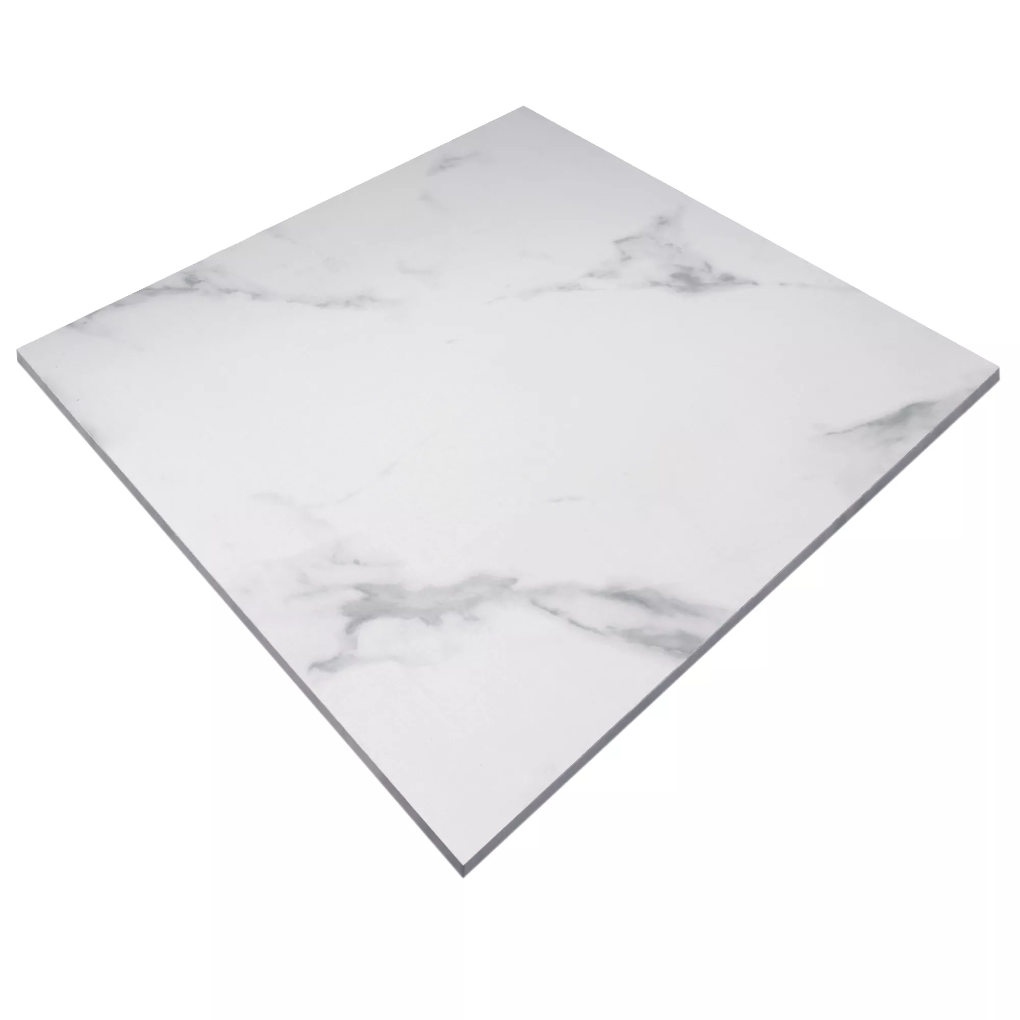 Mønster Gulvfliser Marmor Utseende Himalaya Hvit Polert 60x60cm