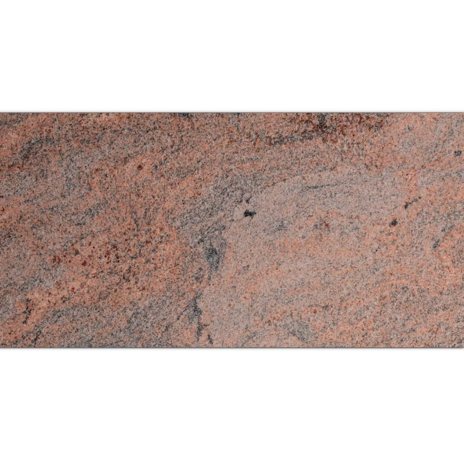 Naturstein Fliser Granitt Multicolor Red Polert 30,5x61cm