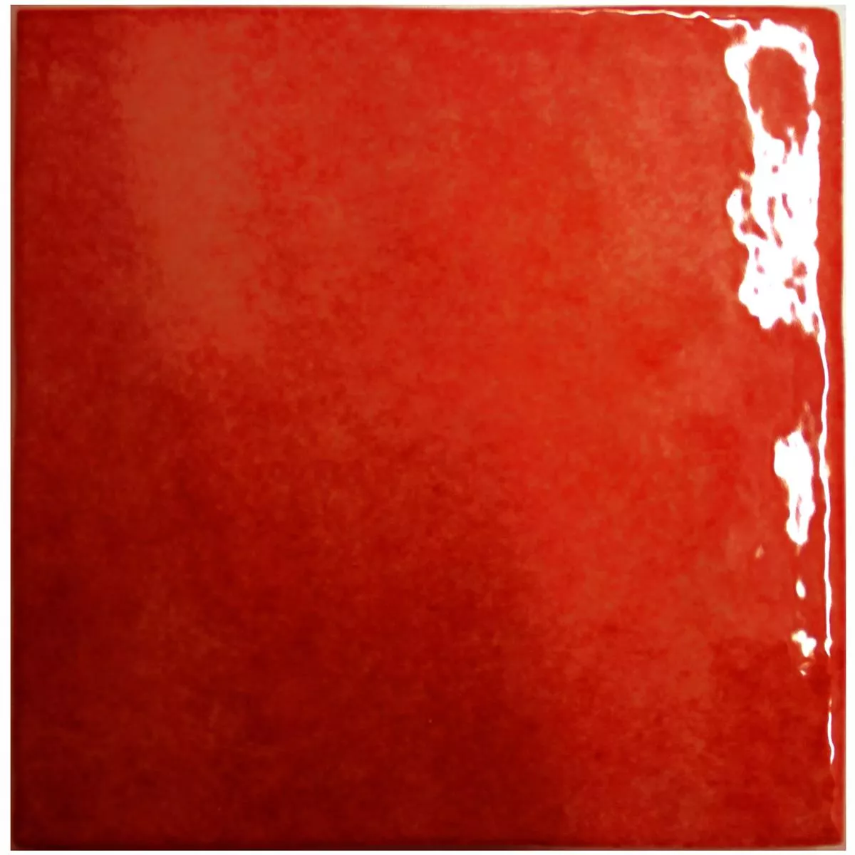 Veggfliser Rebecca Bølgete Rød 16,2x16,2cm