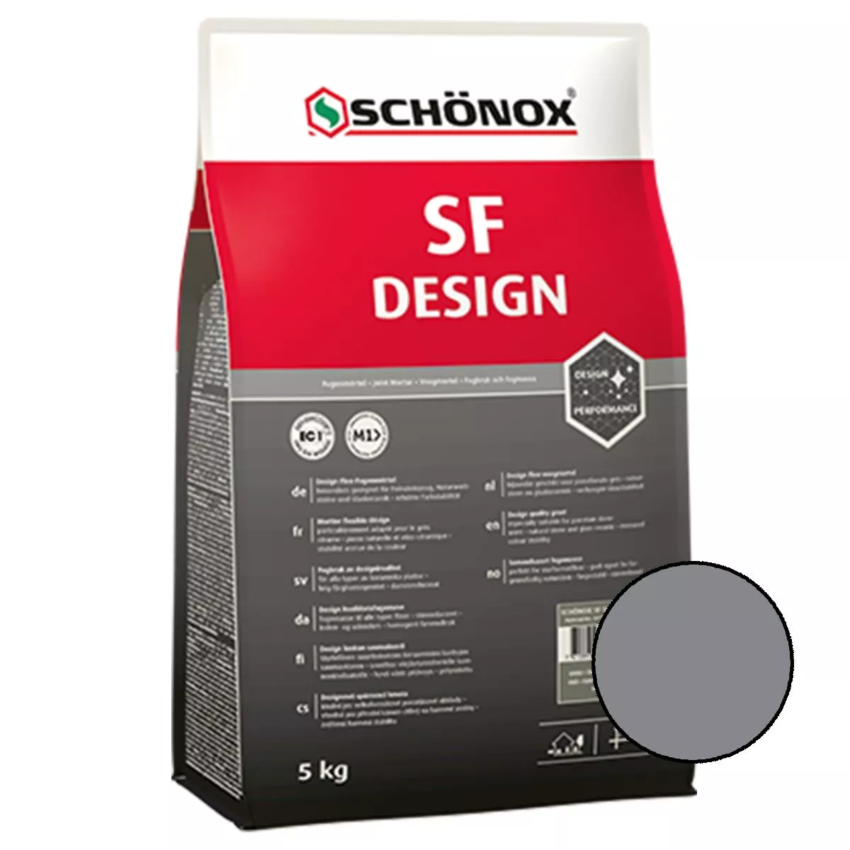 Fugemasse Schönox SF Design Platinagrå 5 kg Fugemasse Schönox SF Design Platinagrå 5 kg