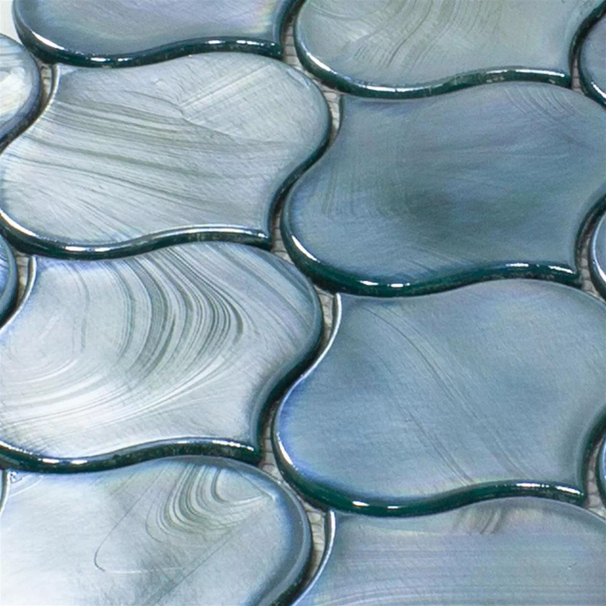 Mønster fra Glass Mosaikk Fliser Andalucia Arabesque Grønn Innsjø