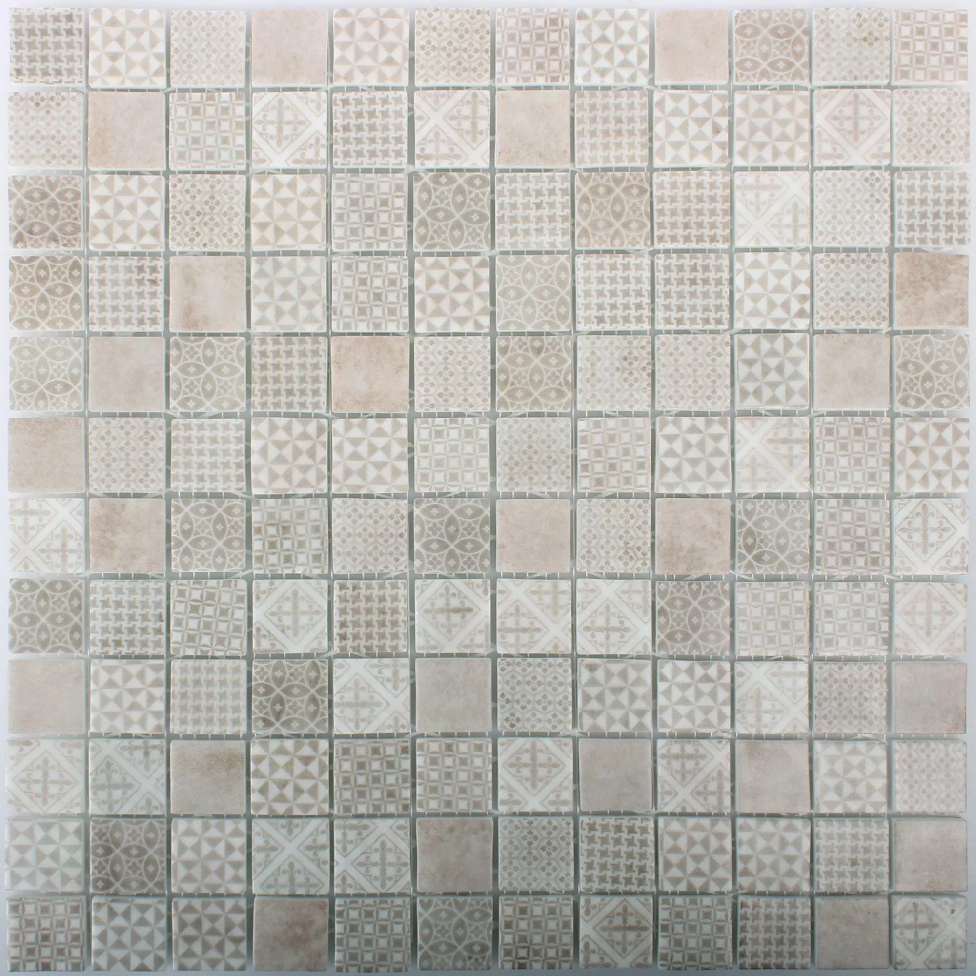 Glass Mosaikk Fliser Malard Beige