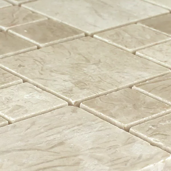 Mosaikkfliser Marmor Elegance Beige Bakke