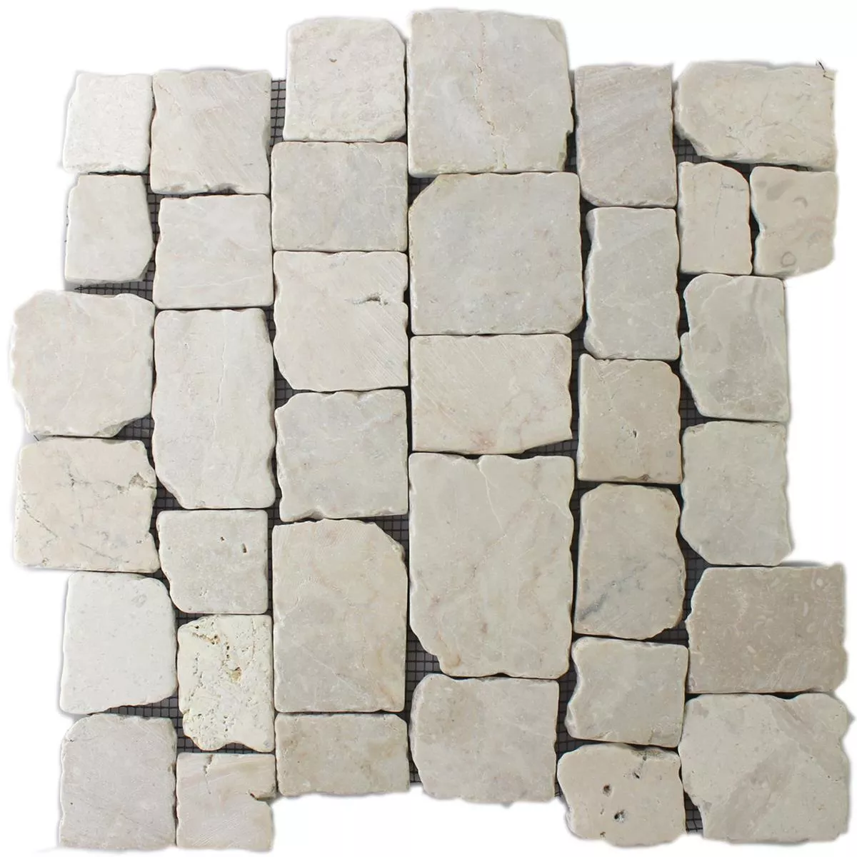 Mosaikkfliser Naturstein Cream Trommet