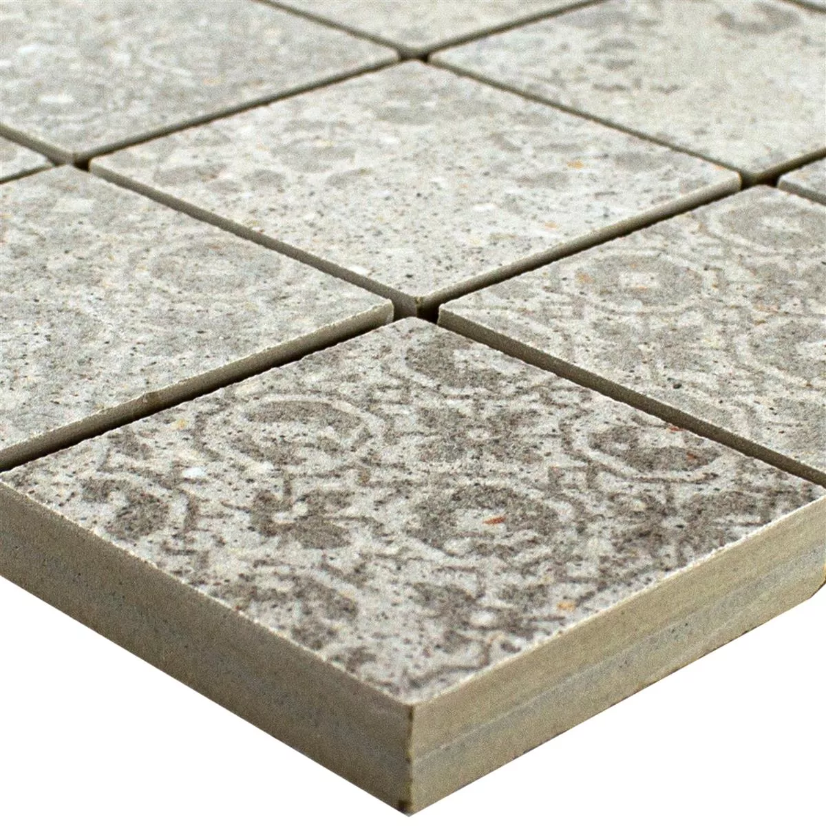 Keramisk Mosaikk Fliser Eylem Retro Optikk Beige Q48 Keramisk Mosaikk Fliser Eylem Retro Optikk Beige Q48