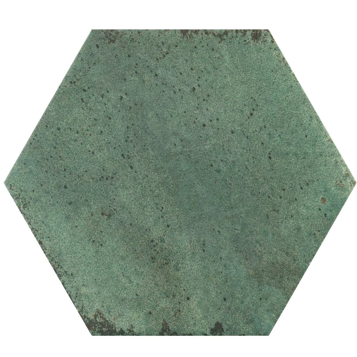 Gulvfliser Arosa Frostet Sekskant Smaragdgrønn 17,3x15cm Gulvfliser Arosa Frostet Sekskant Smaragdgrønn 17,3x15cm