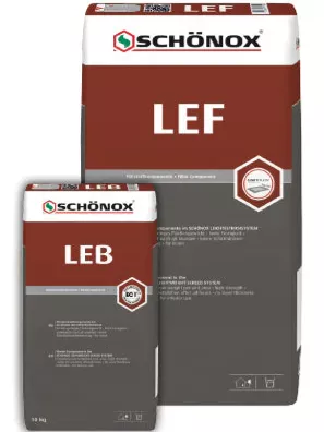 Lett avrettingssystem Hybrid Schönox LEB 9 Kg - LEF 10 Kg