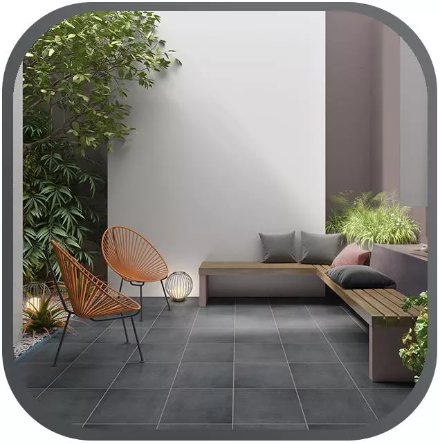 Terrasseplater Antrasitt Terrasseplater Antrasitt