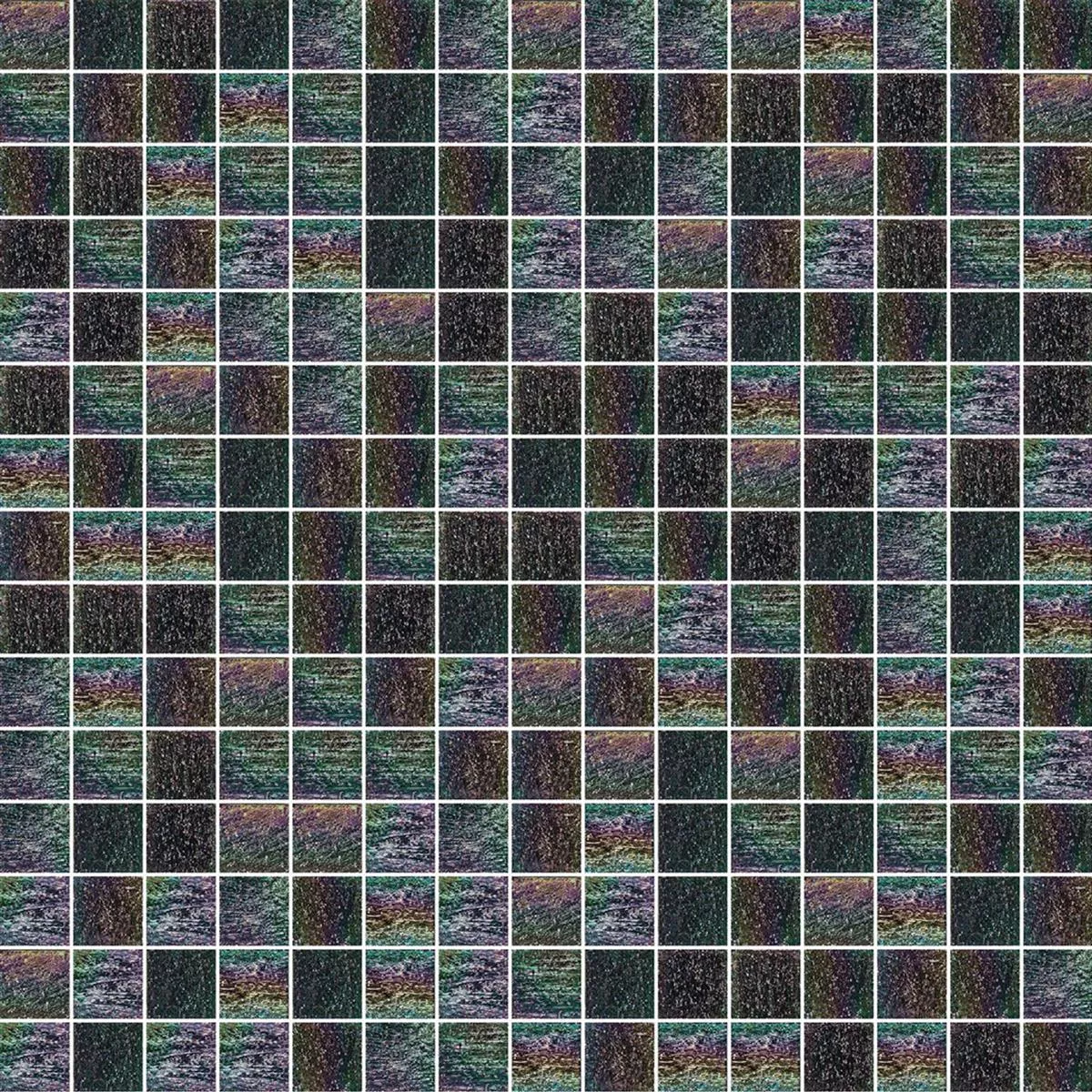 Glass Mosaikk Fliser Trend-Vi 755 Shining 10x10 mm
