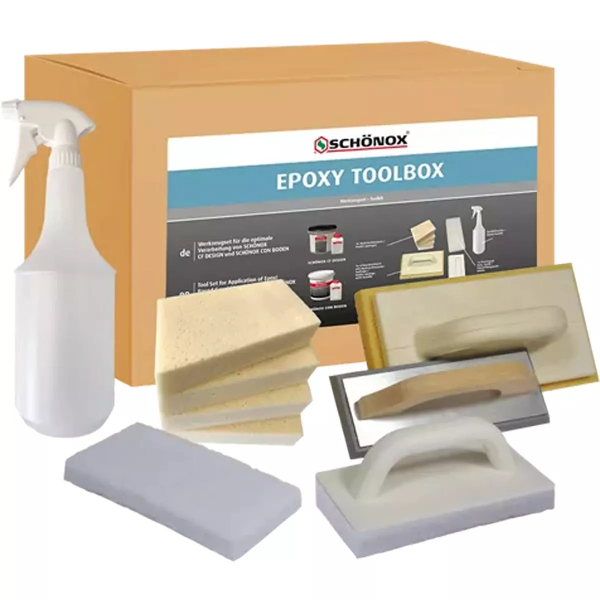 Epoxyharpiksverktøysett Schönox Epoxy Toolbox