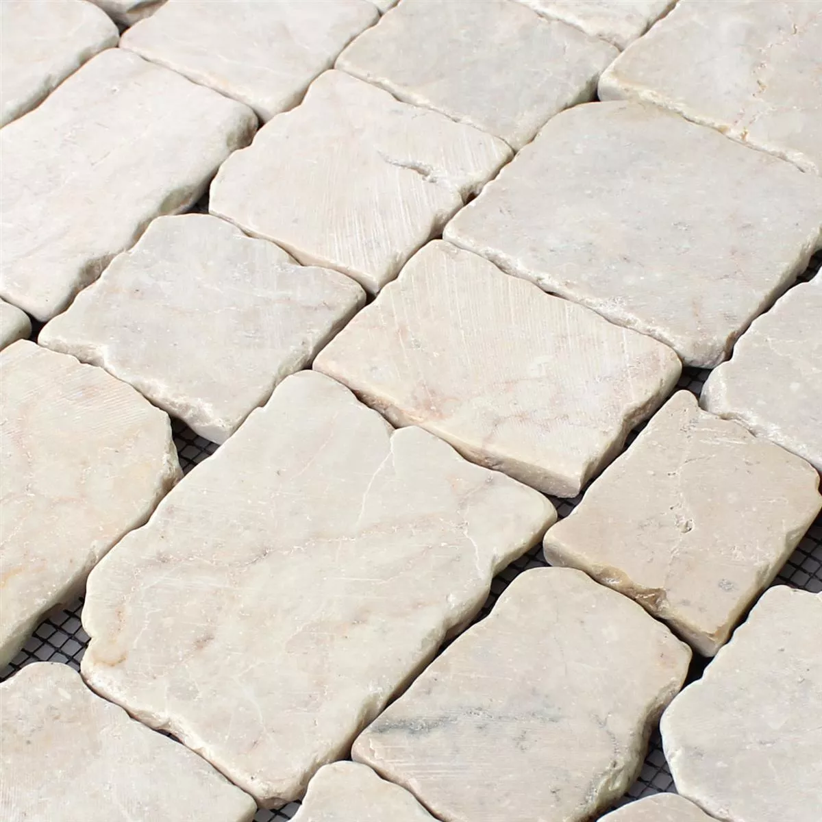 Mosaikkfliser Naturstein Cream Trommet