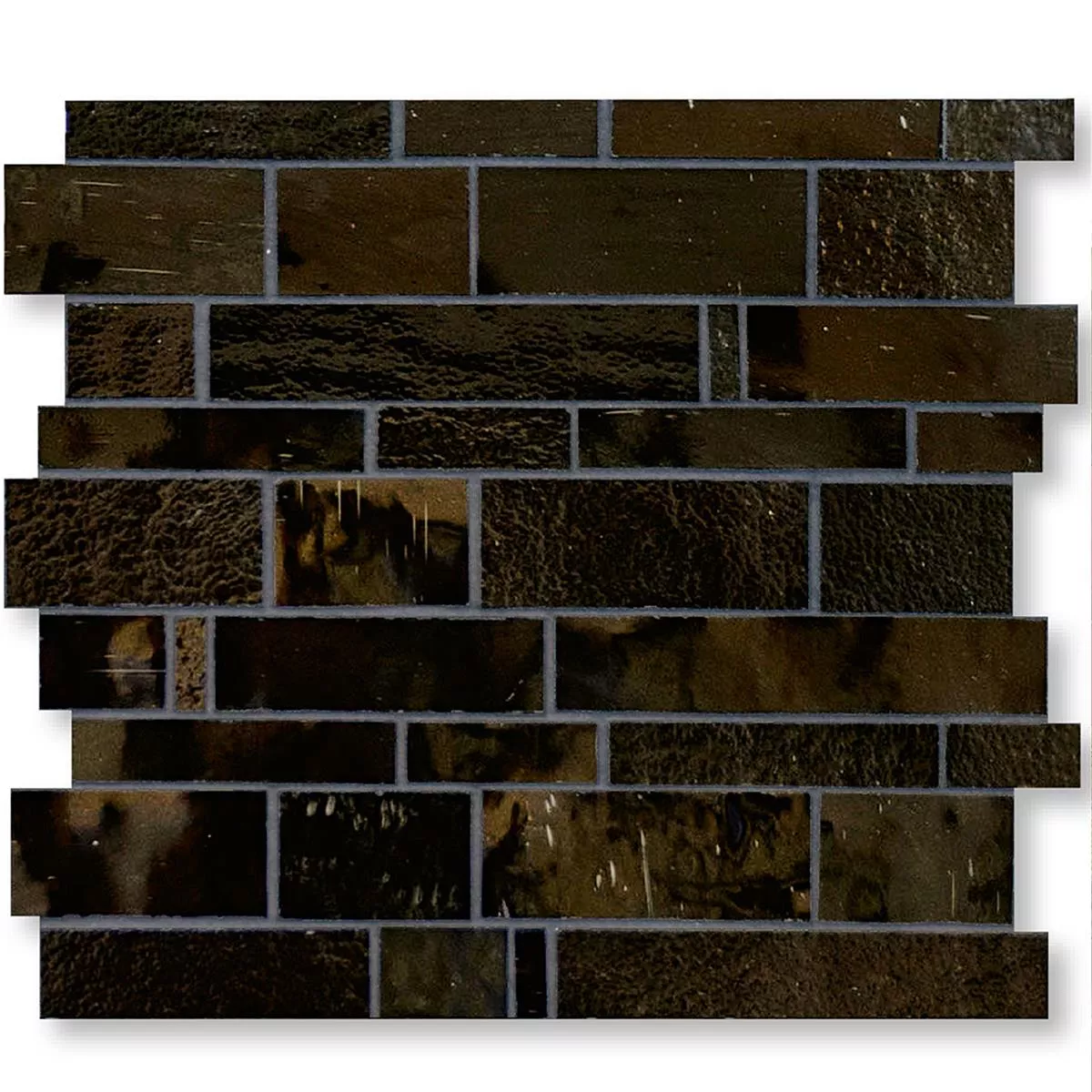 Glass Mosaikk Fliser Trend-Vi Metropolis Noir Glass Mosaikk Fliser Trend-Vi Metropolis Noir