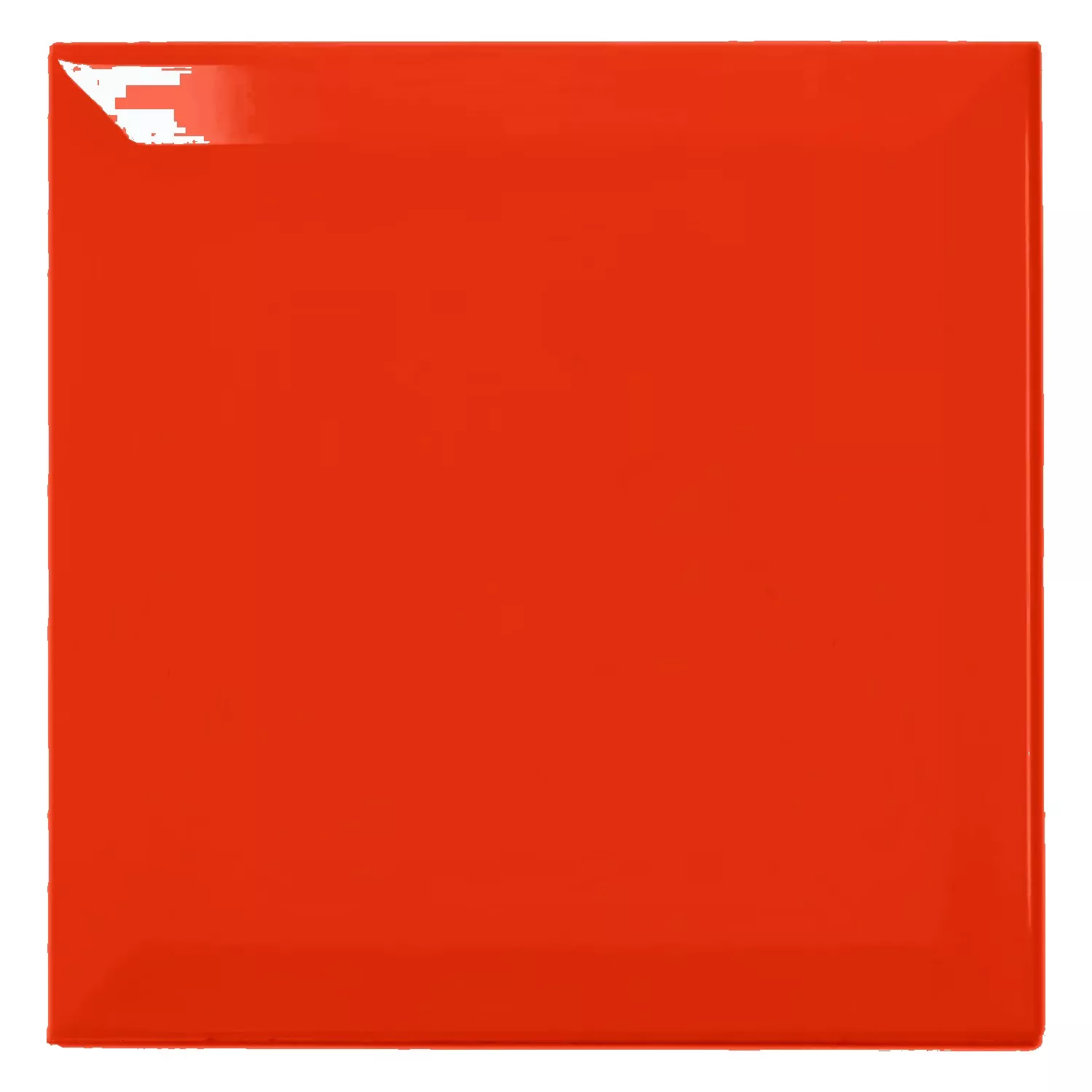 Metro flis Rød Glitrende 15x15 cm Fasett Eris Rojo