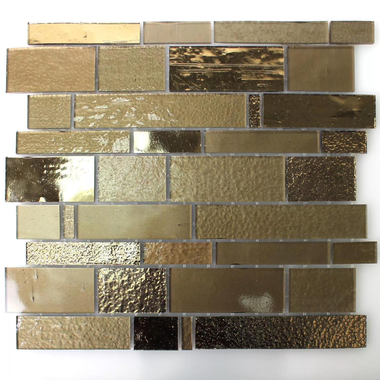 Mosaikkfliser Trend-Vi Glass Metropolis Bronzit