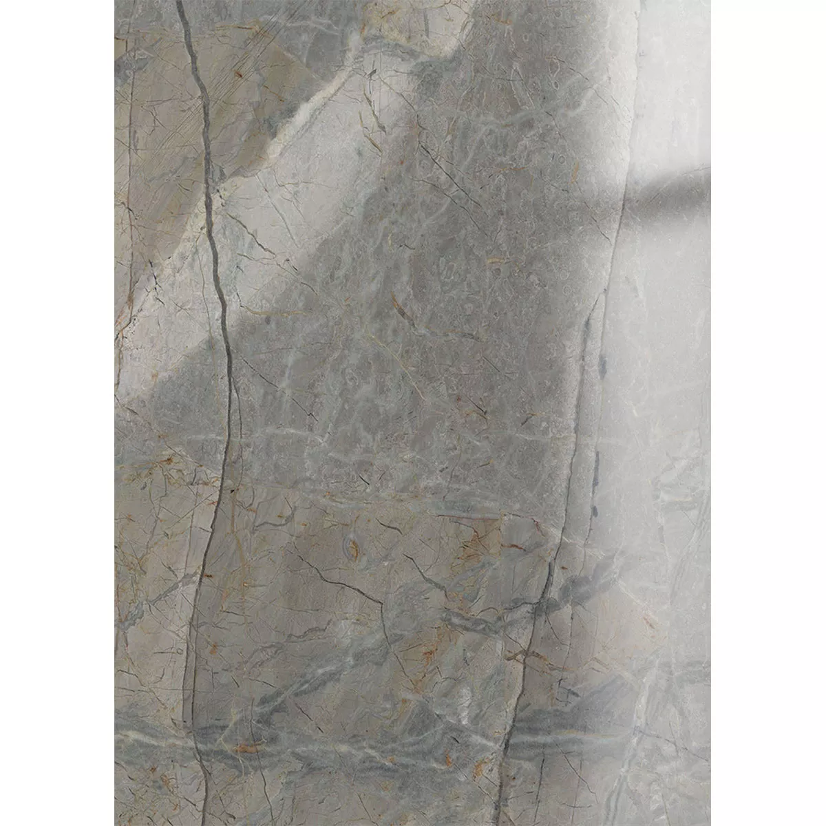 Gulvfliser Ancona Marmor Utseende Grå Polert Glitrende 60x120cm Gulvfliser Ancona Marmor Utseende Grå Polert Glitrende 60x120cm