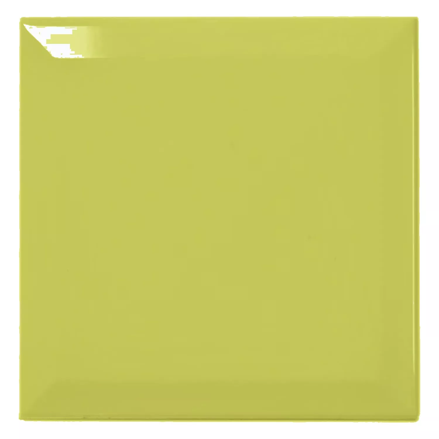 Metro flis Grønn Glitrende 15x15 cm Fasett Eris Pistacho