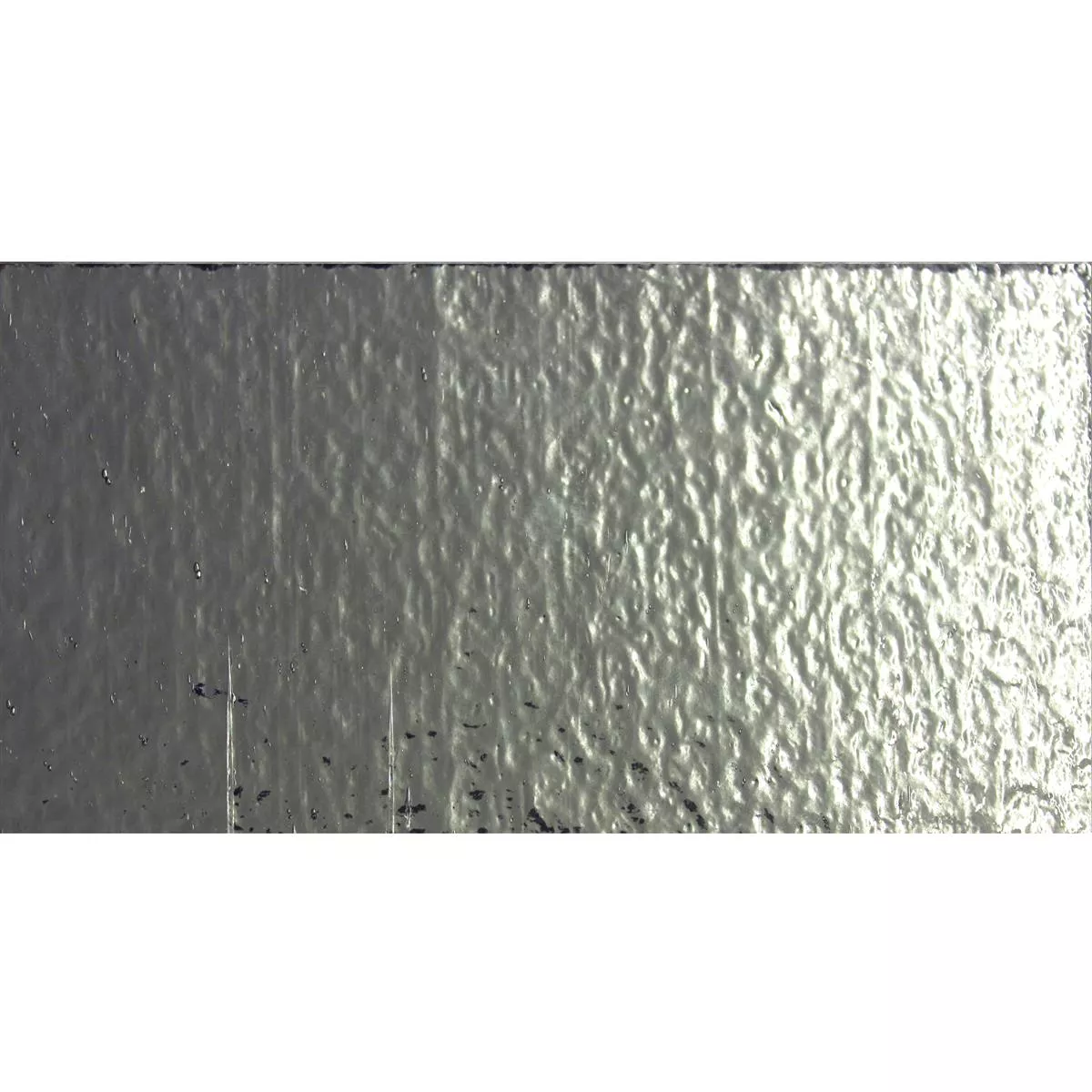 Metro Glassfliser Subway Sølv Mirage Corrugated 7,5x15cm Metro Glassfliser Subway Sølv Mirage Corrugated 7,5x15cm