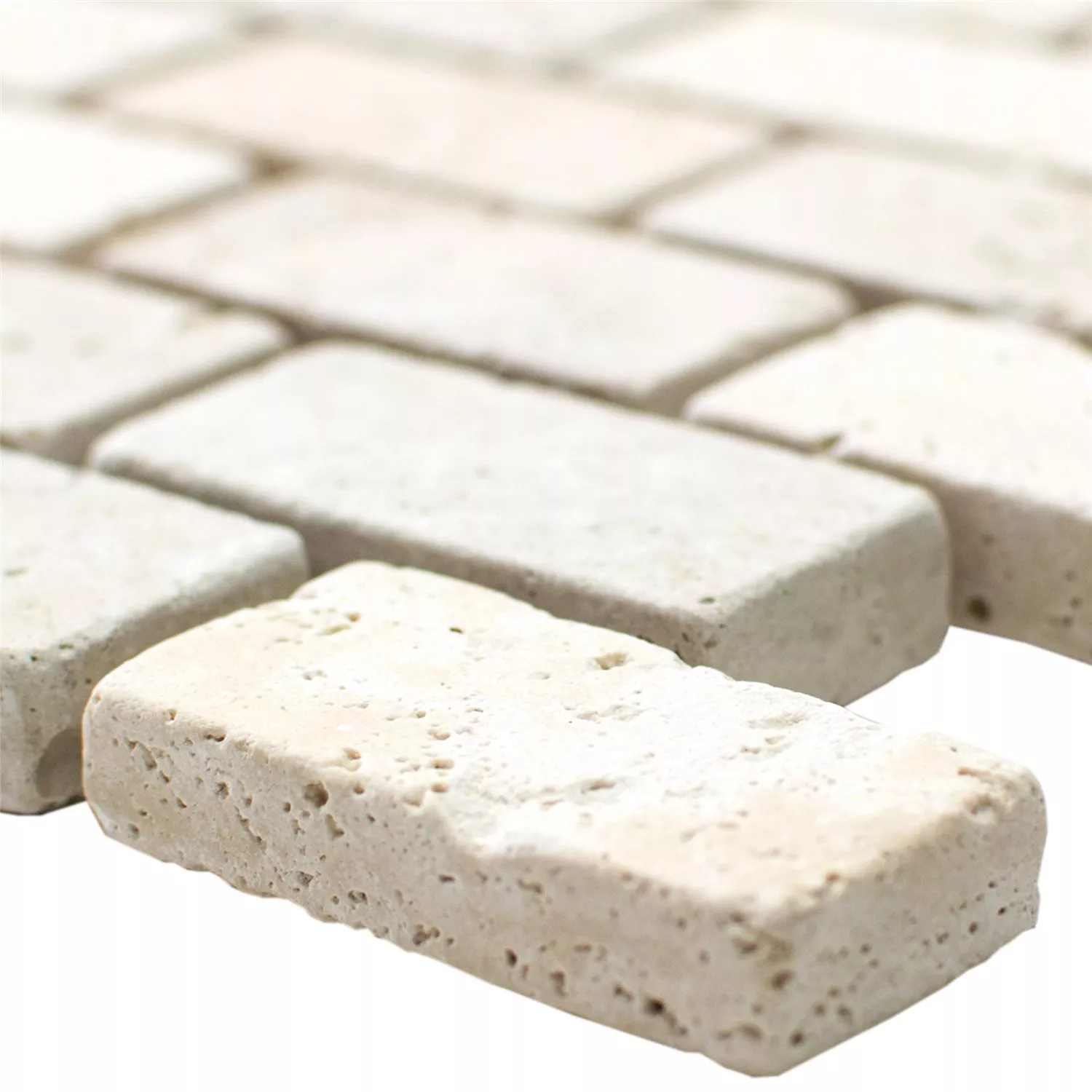Mosaikkfliser Travertin Barga Beige Brick Mosaikkfliser Travertin Barga Beige Brick