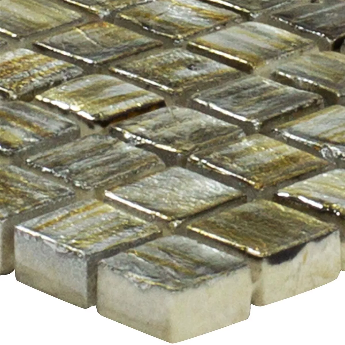 Naturstein Mosaikkfliser Honeylake Gull Sølv