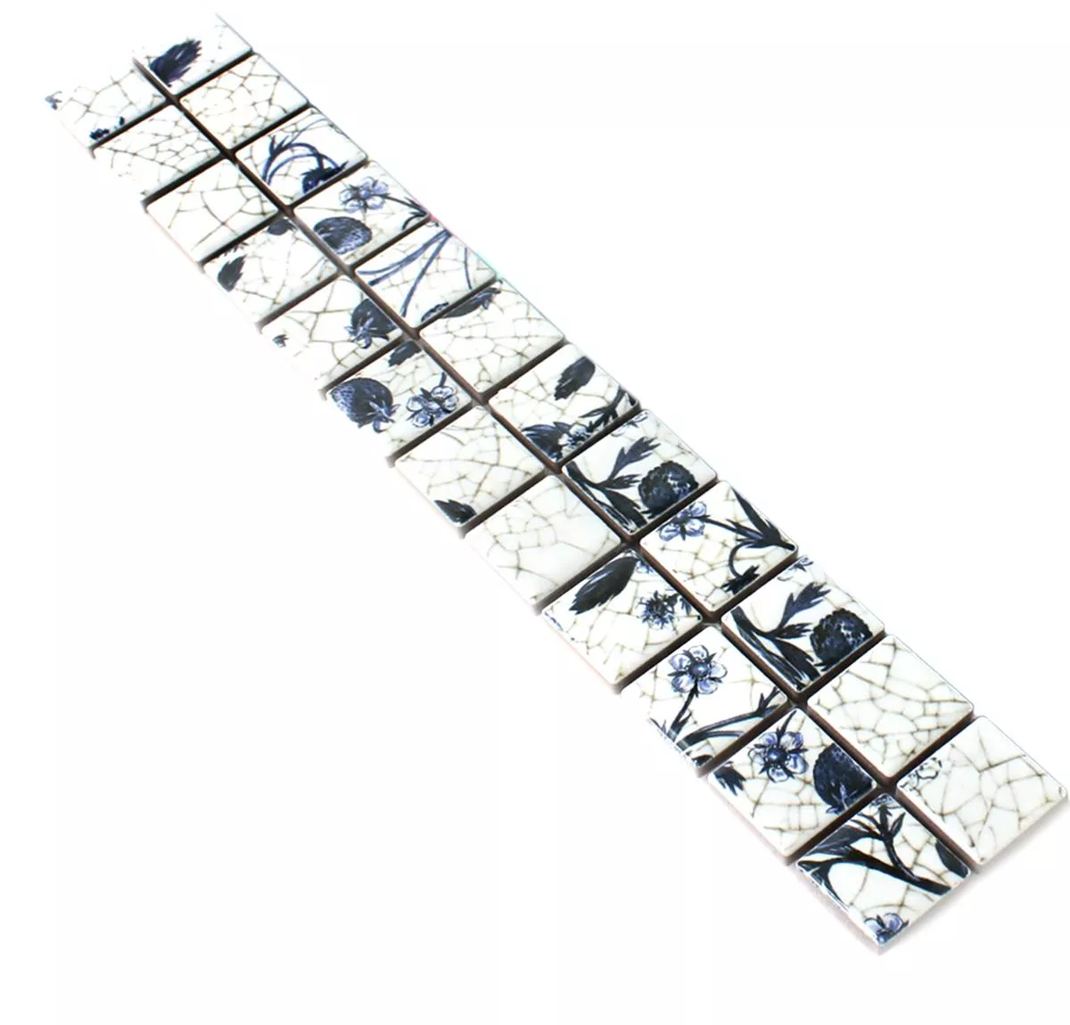 Keramikk Fliser Grense Newbury Hvit Blå Keramikk Fliser Grense Newbury Hvit Blå