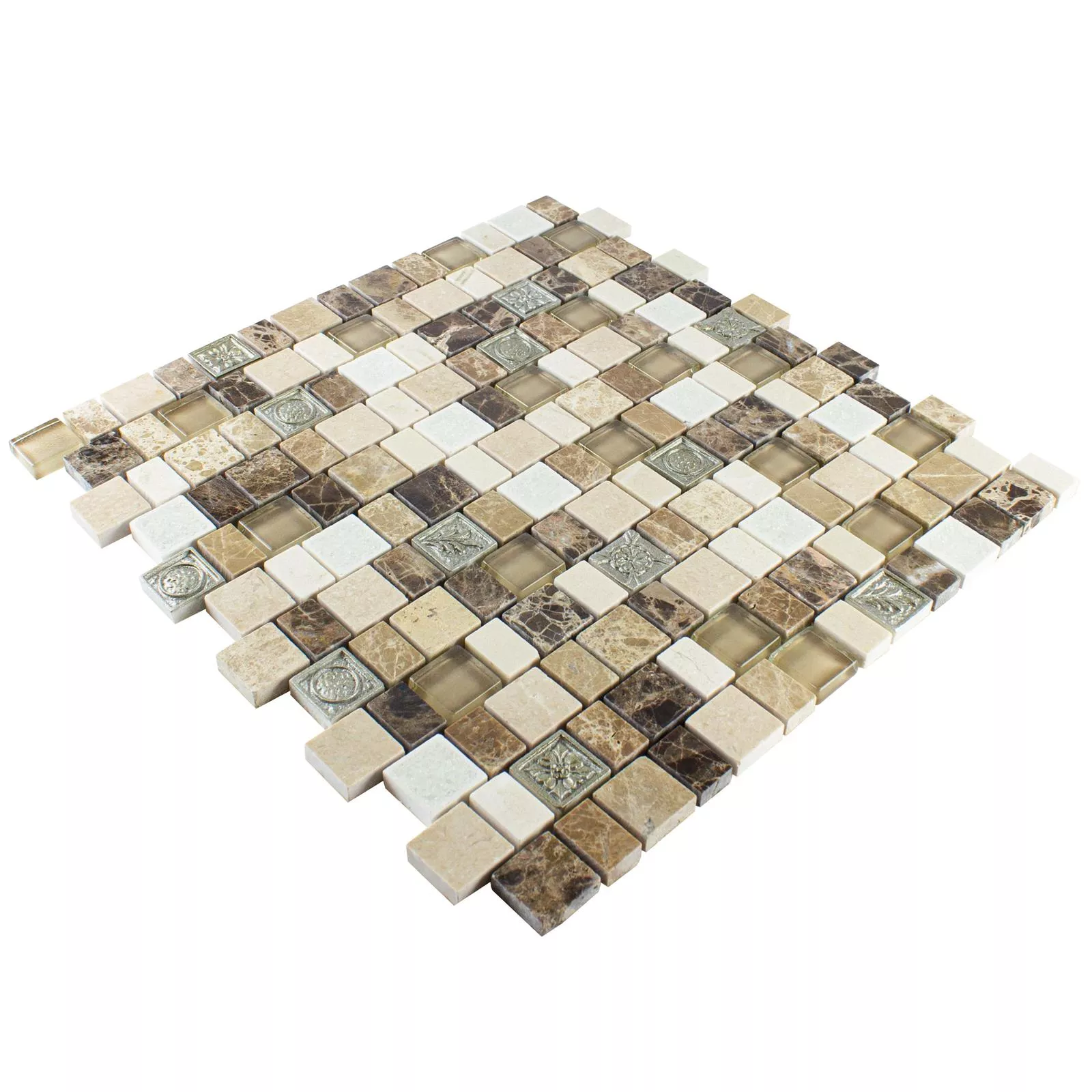 Mosaikkfliser Moranbah Brun Beige Hvit