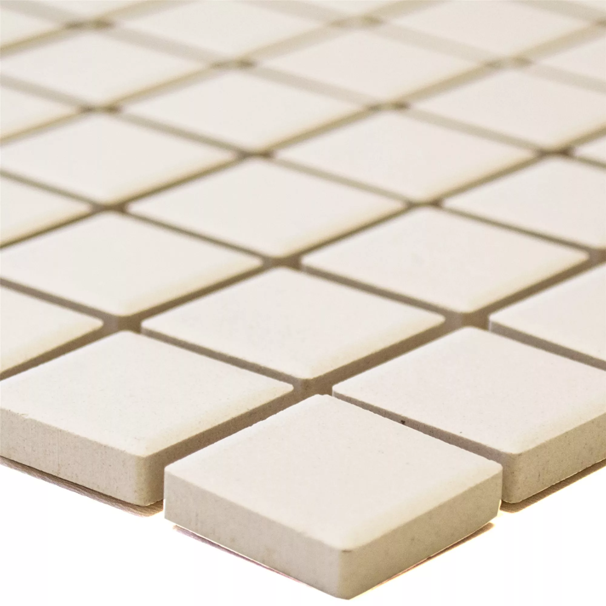 Keramisk Mosaikk Miranda Sklisikkerhet Lys Beige Uglasert Q25