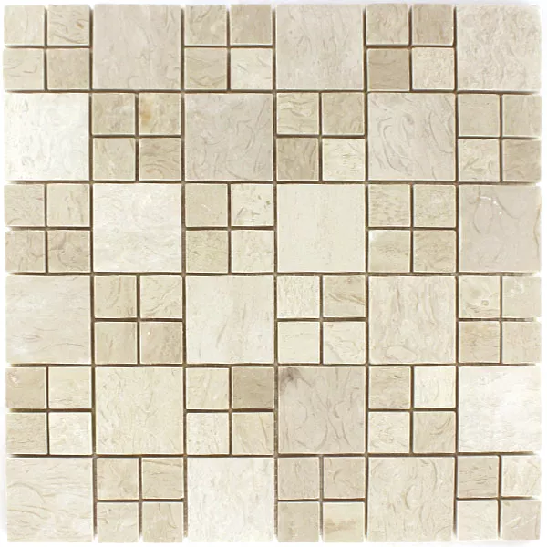 Mosaikkfliser Marmor Elegance Beige Bakke