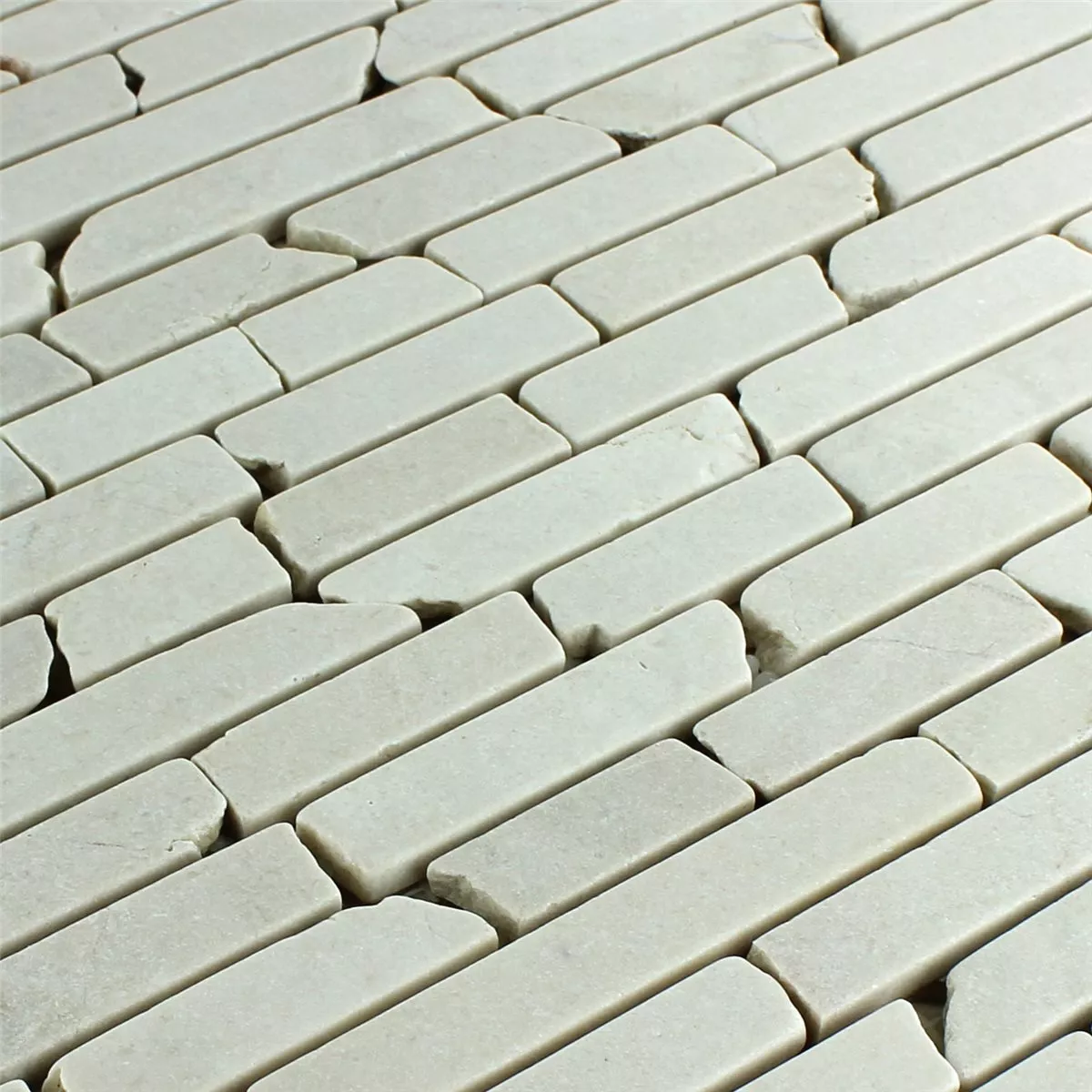 Mosaikkfliser Marmor Botticino Brick