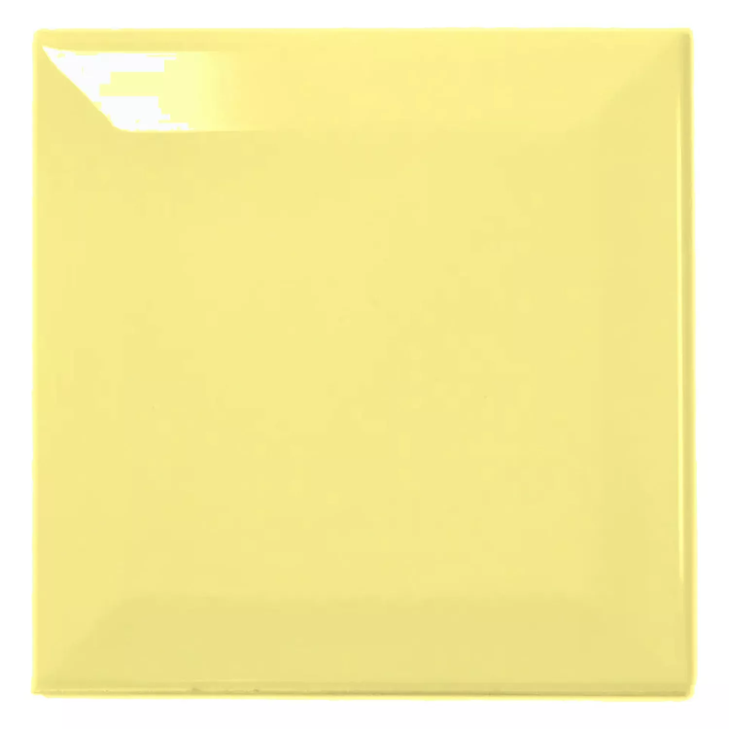 Metro flis Gul Glitrende 10x10 cm Fasett Catarina Amarillo