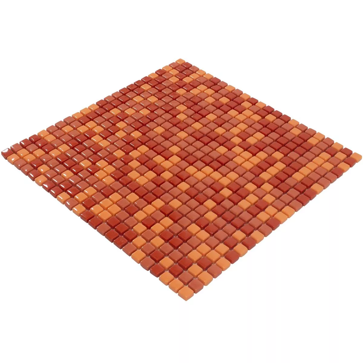 Glass Mosaikk Fliser Delight Rød-Oransje Mix