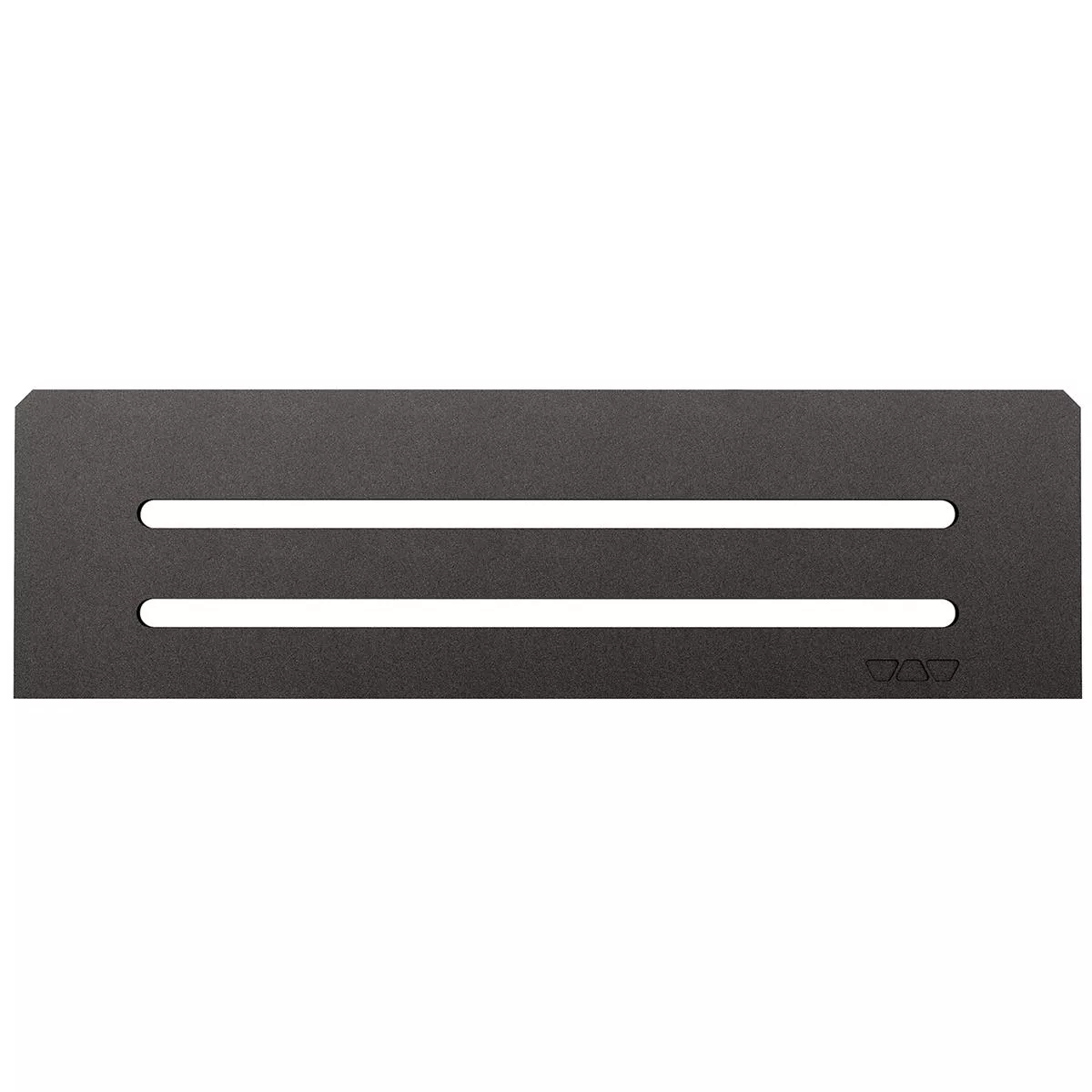 Nisjehylle i vegg, Schlüter rektangulær 30x8,7 cm, bølge antrasitt