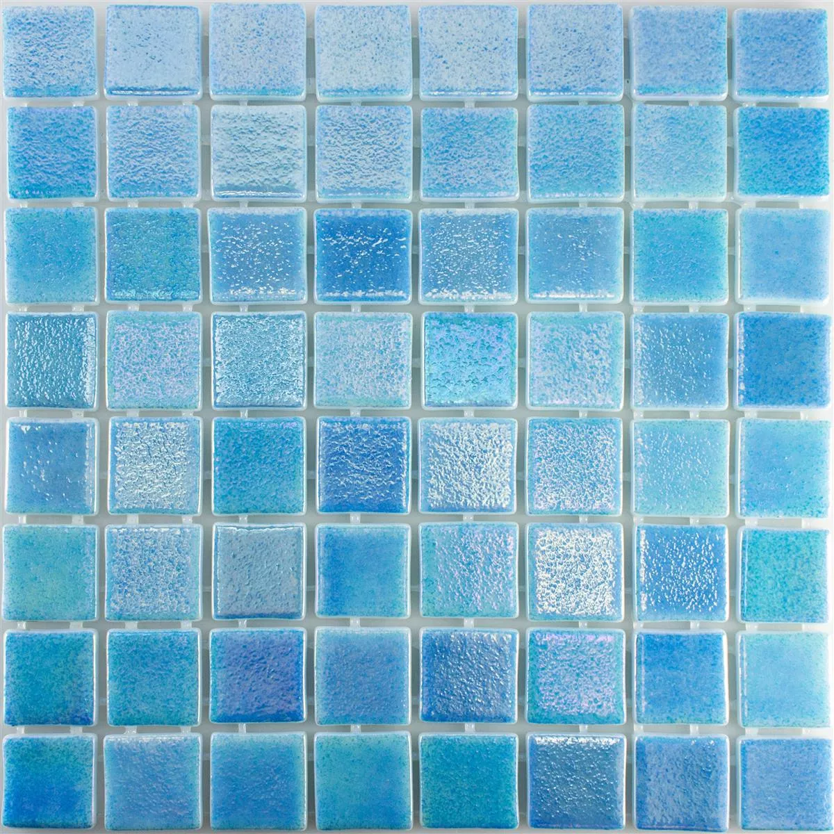 Glass Svømmebasseng Mosaikk McNeal Lyse Blå 38