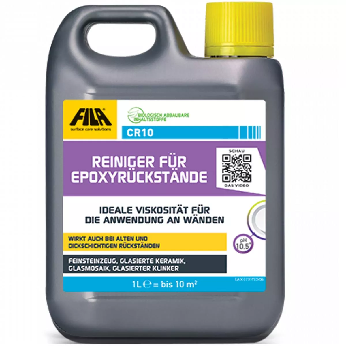 Fila CR10 rensemiddel for epoksyfuge 1 liter