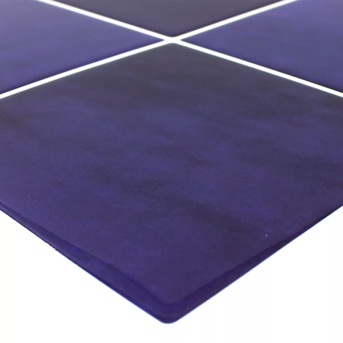 Mosaikfliese Lavin Blau Glänzend Selbstklebend