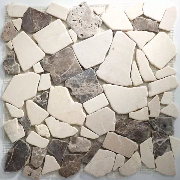 Mosaikkfliser Marmorbrudd Castanao Cream