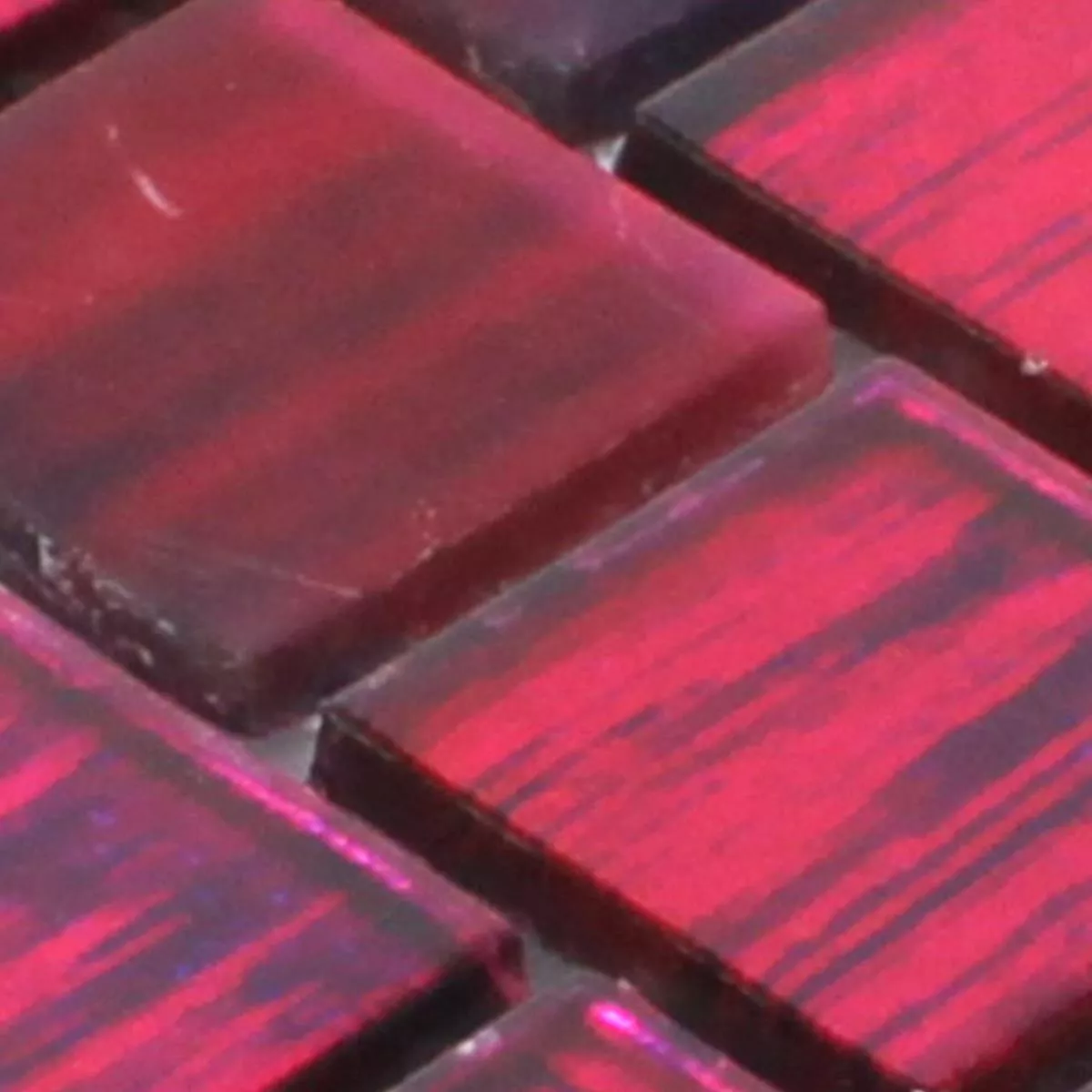 Mønster fra Glass Mosaikk Fliser Lanzarote Rosa Smal