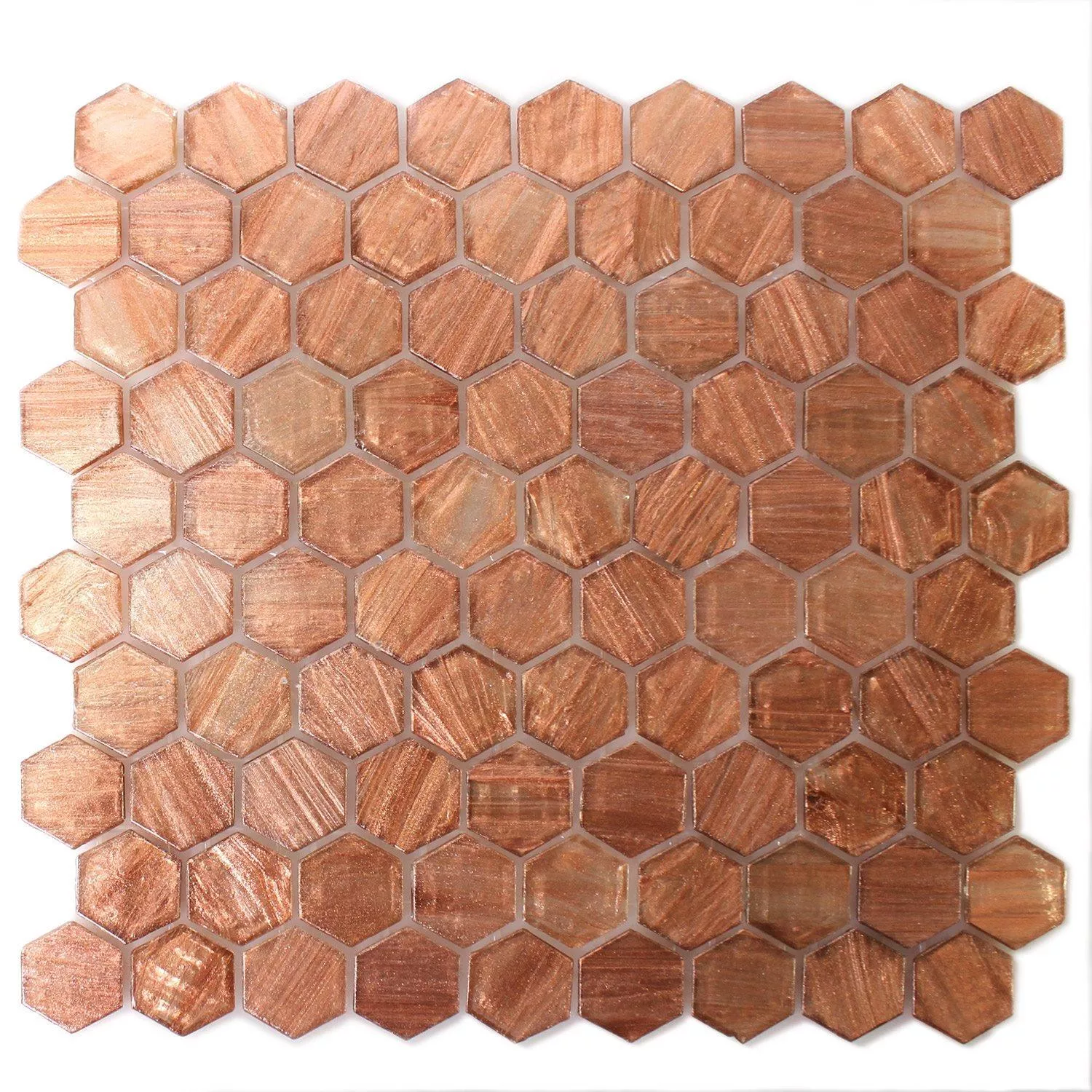 Mosaikkfliser Trend-Vi Glass Hexagonal 222