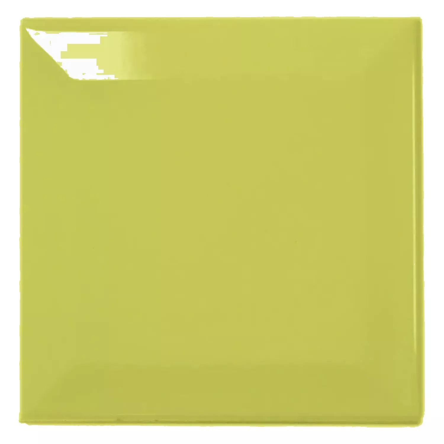 Metro flis Grønn Glitrende 10x10 cm Fasett Catarina Pistacho