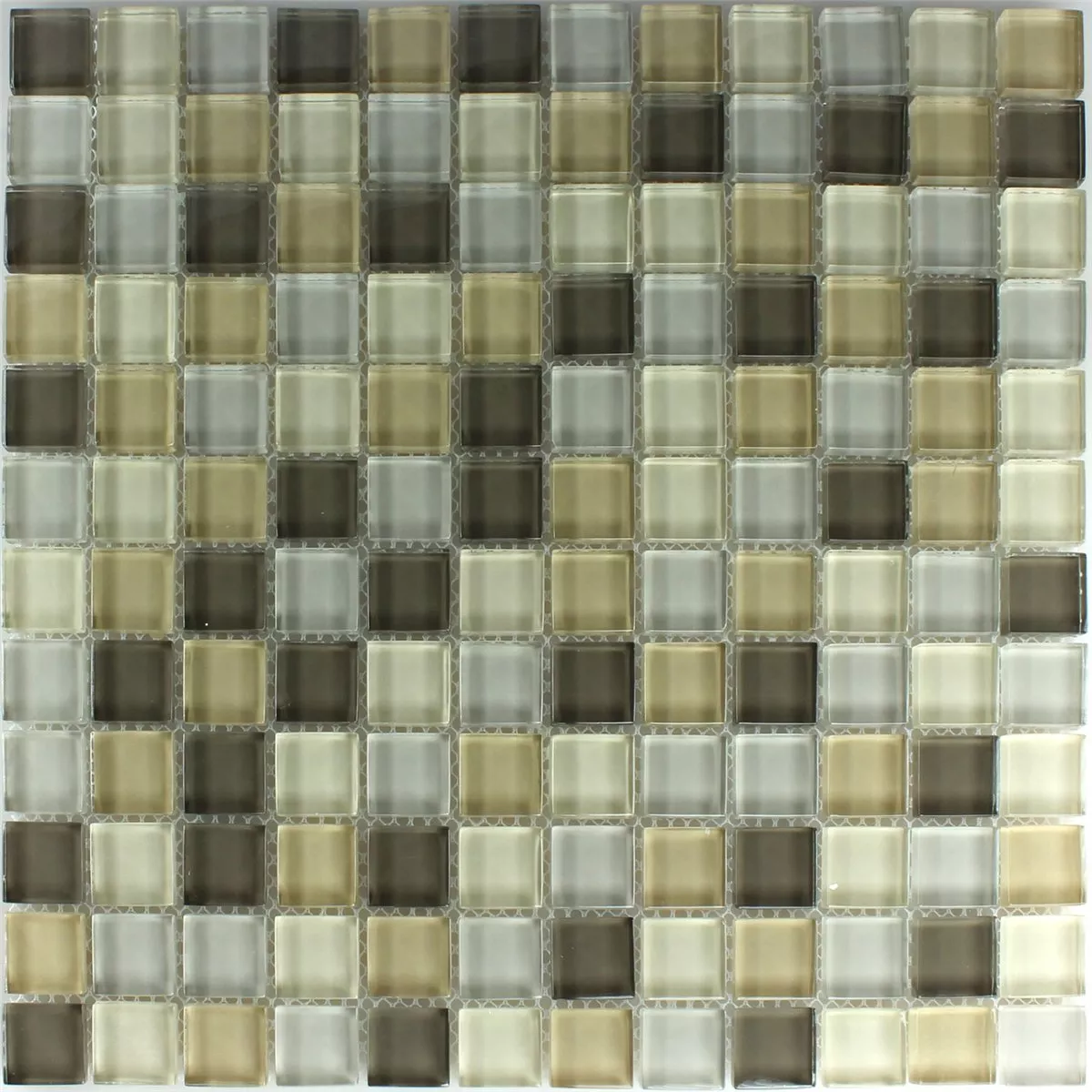 Glass Mosaikk Fliser Light Green 23x23x8mm