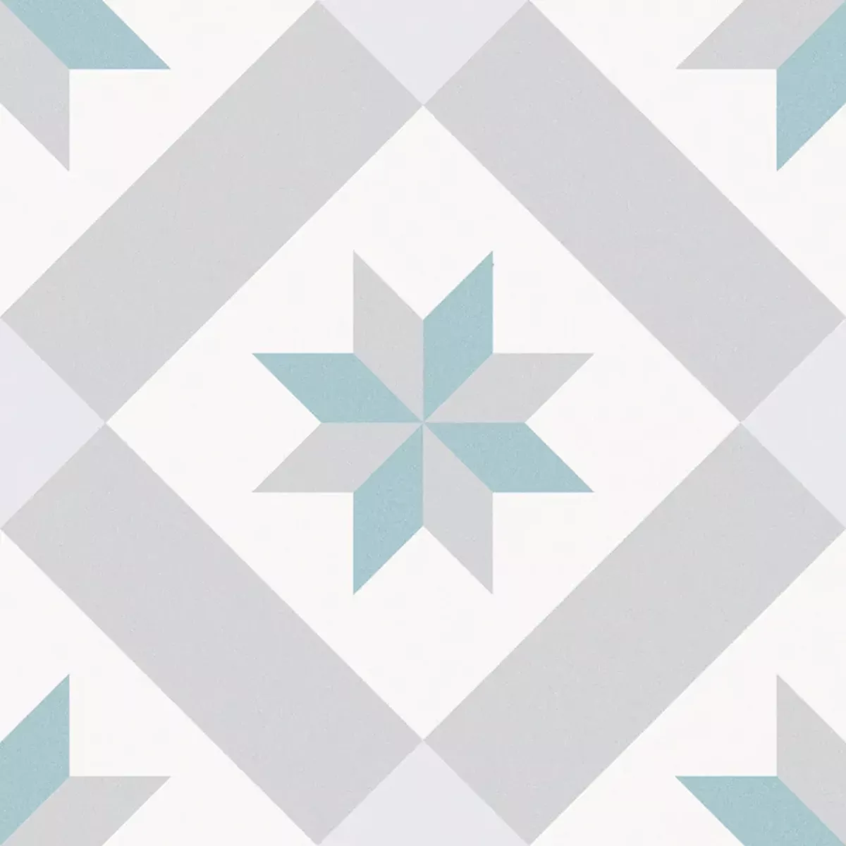 Atlantica Dali Blå Grå Hvit 25x25 cm