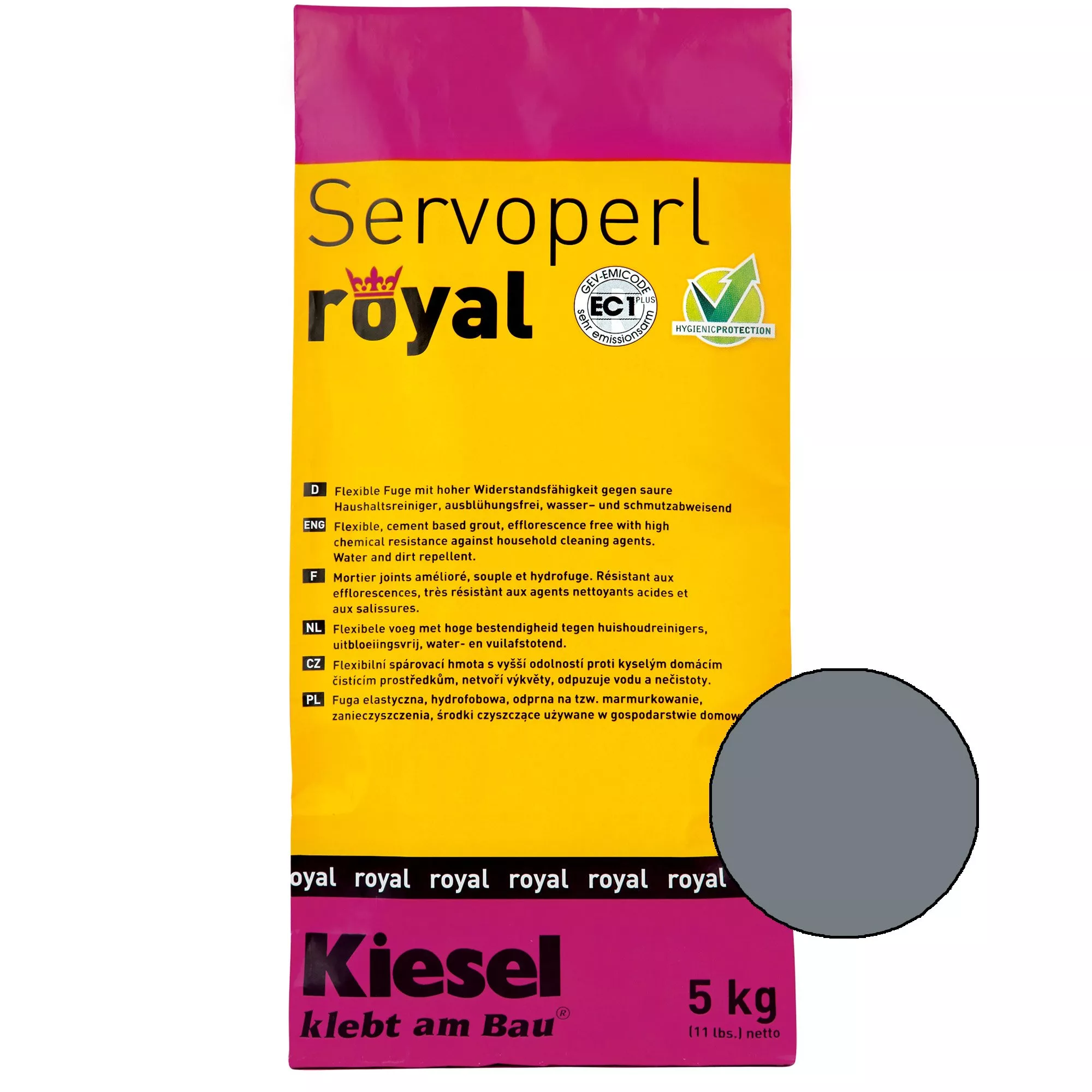Kiesel Servoperl royal - fugemasse-5kg basalt