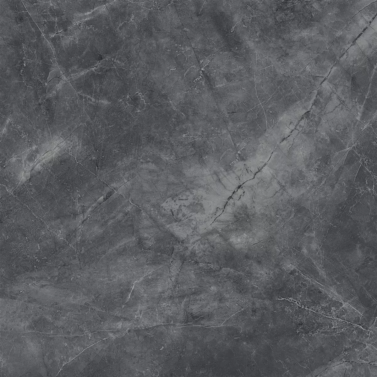 Angola Polert Svart 60x60 cm