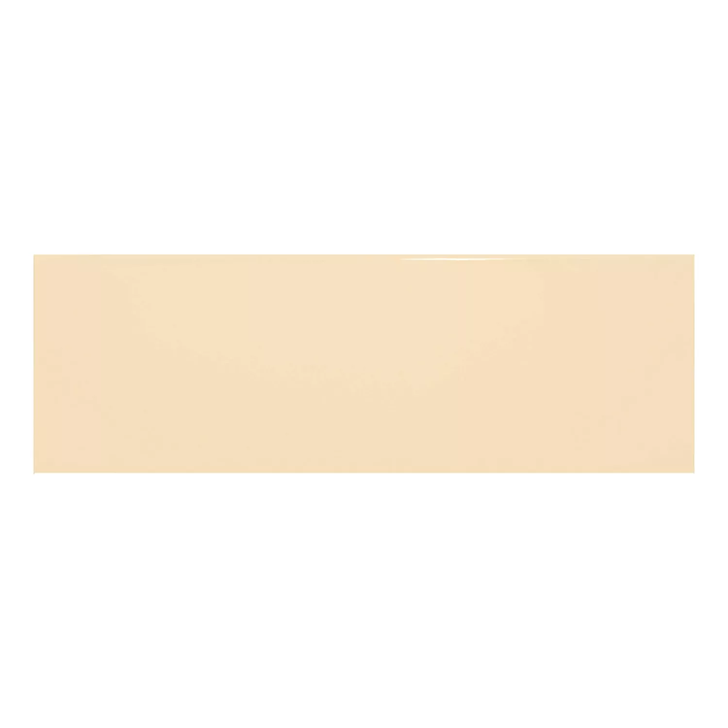 Metro flis Beige Glitrende 10x30 cm Uten Fasett Candy Crema